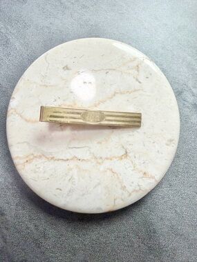 Vintage Anson Men’s Tie Clip Gold 12k 1/20 Gold Filled Monogram JFH